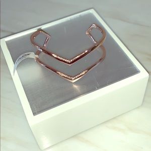 Vera Bradley Sparkling Rose Gold Cuff Bracelet